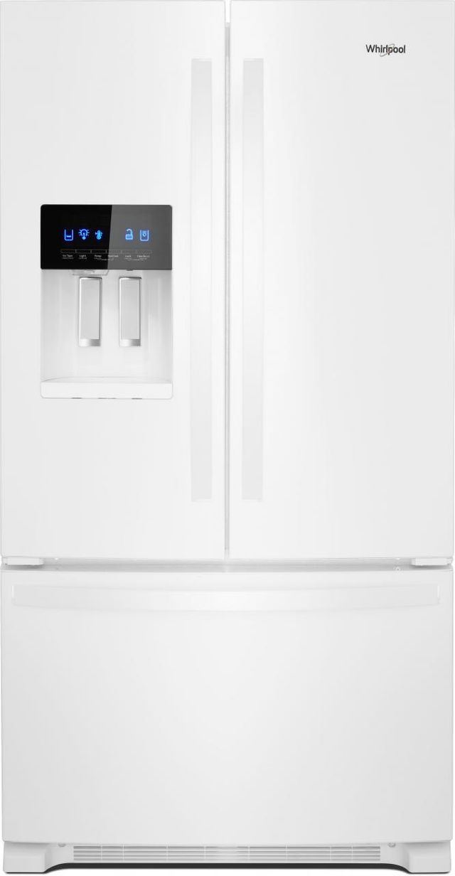 Whirlpool® 24.7 Cu. Ft. White Freestanding French Door